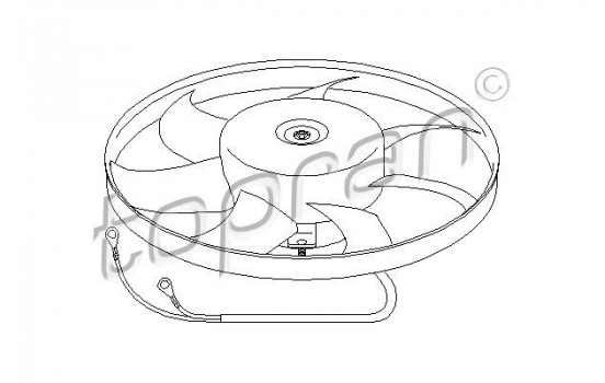 Ventilateur, refroidissement du moteur