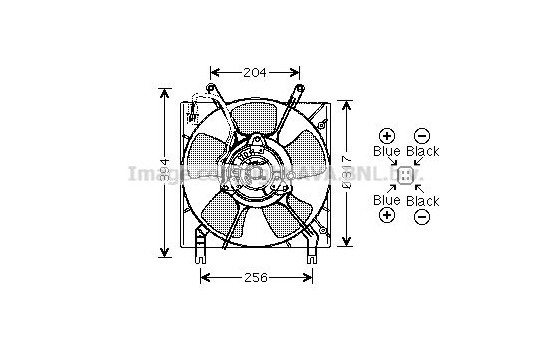 Ventilateur, refroidissement du moteur