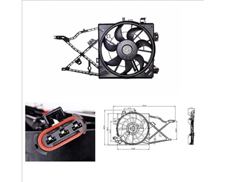 Ventilateur, refroidissement du moteur