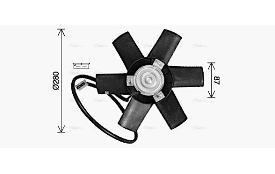 Ventilateur, refroidissement du moteur