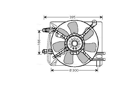 Ventilateur, refroidissement du moteur