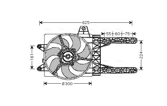 Ventilateur, refroidissement du moteur