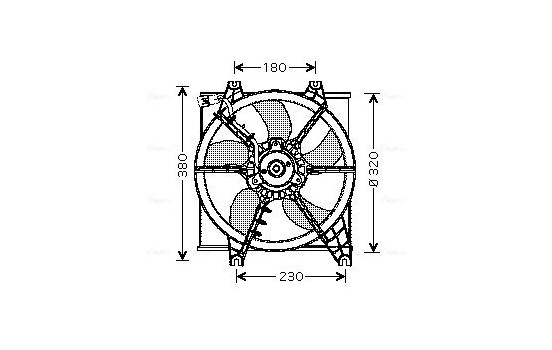 Ventilateur, refroidissement du moteur