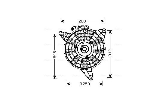 Ventilateur, refroidissement du moteur