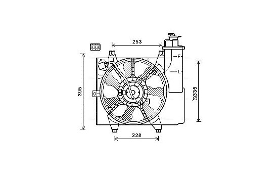 Ventilateur, refroidissement du moteur