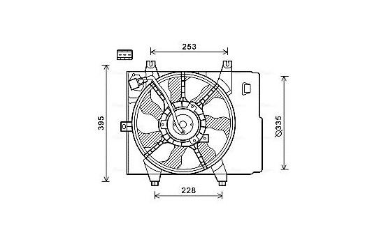 Ventilateur, refroidissement du moteur