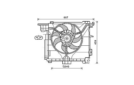 Ventilateur, refroidissement du moteur