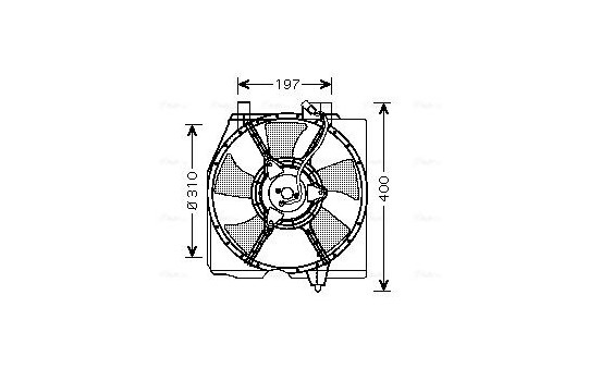 Ventilateur, refroidissement du moteur