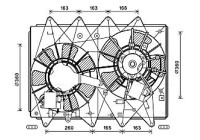 Ventilateur, refroidissement du moteur