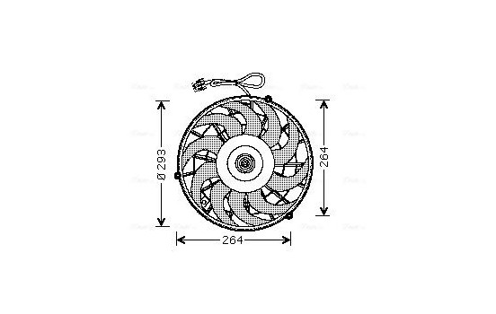 Ventilateur, refroidissement du moteur