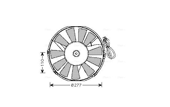 Ventilateur, refroidissement du moteur