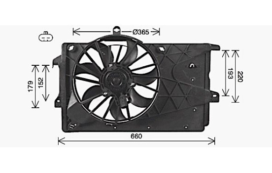 Ventilateur, refroidissement du moteur