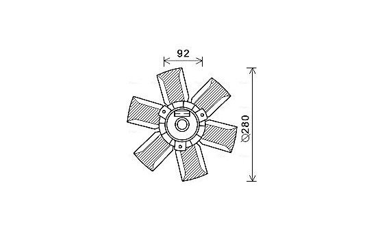 Ventilateur, refroidissement du moteur