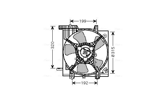 Ventilateur, refroidissement du moteur