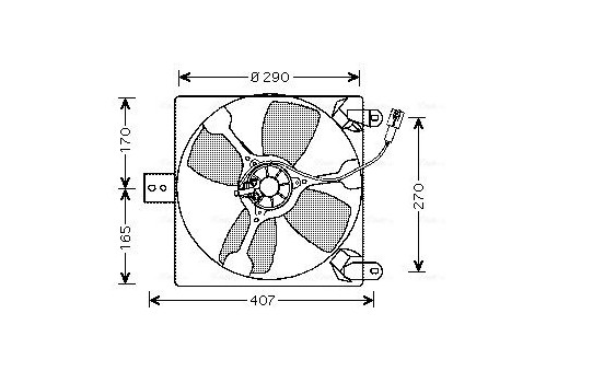 Ventilateur, refroidissement du moteur