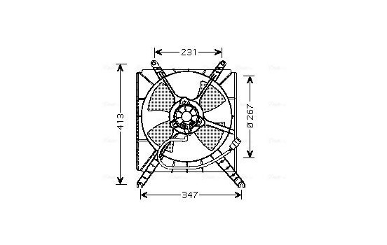 Ventilateur, refroidissement du moteur