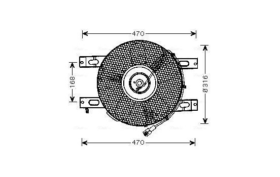 Ventilateur, refroidissement du moteur