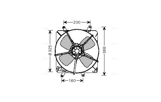 Ventilateur, refroidissement du moteur