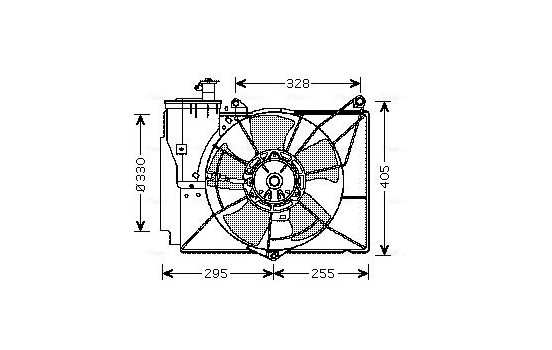 Ventilateur, refroidissement du moteur