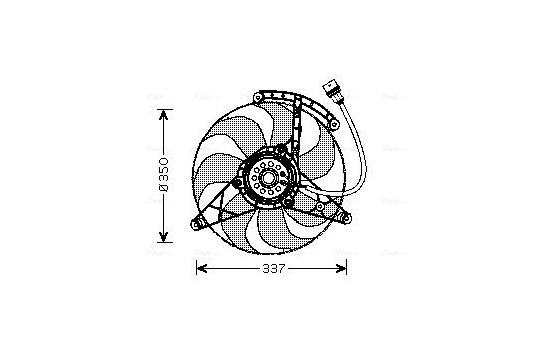 Ventilateur, refroidissement du moteur