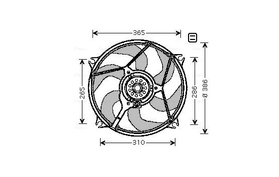 Ventilateur, refroidissement du moteur