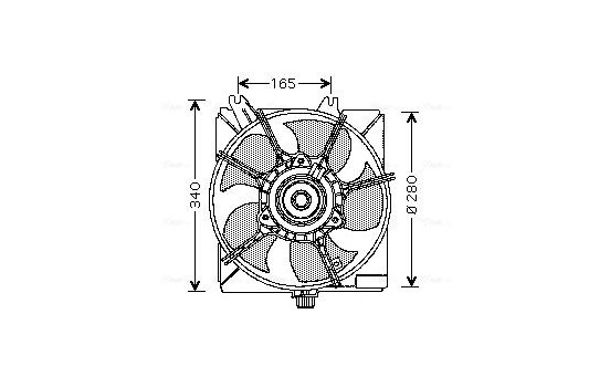 Ventilateur, refroidissement du moteur