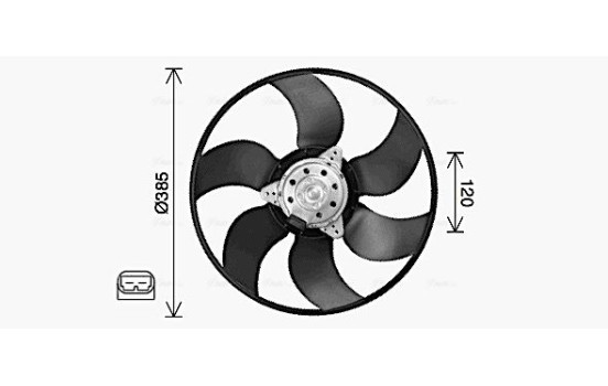 Ventilateur, refroidissement du moteur