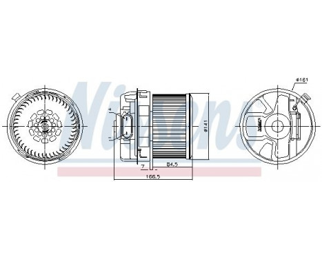 ventilateur de poêle 87352 Nissens, Image 6