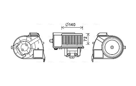 ventilateur de poêle RT8617 Ava Quality Cooling