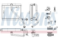 Radiateur de chauffage, chauffage intérieur