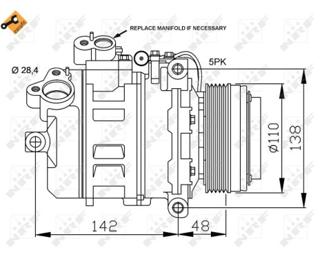 Compresseur, climatisation EASY FIT, Image 6