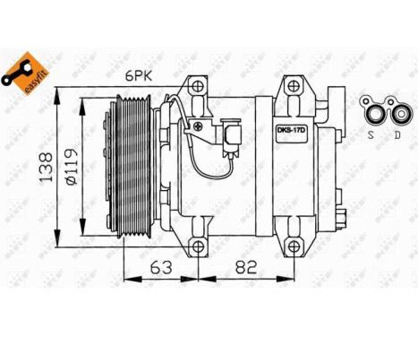Compresseur, climatisation EASY FIT, Image 5