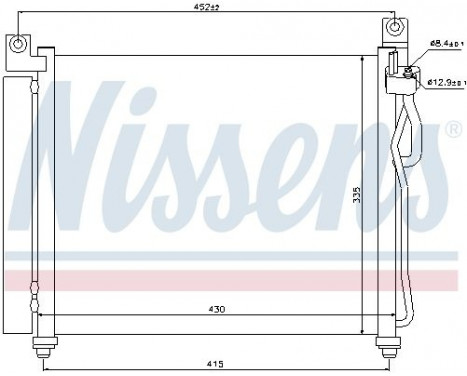 Condensateur, climatisation 94828 Nissens, Image 6