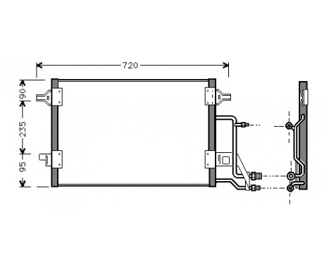 Condenseur, climatisation 03005140 International Radiators, Image 2