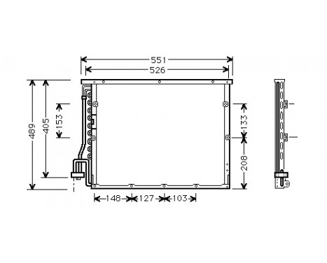 Condenseur, climatisation 06005148 International Radiators, Image 2