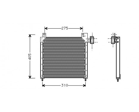 Condenseur, climatisation 07005016 International Radiators