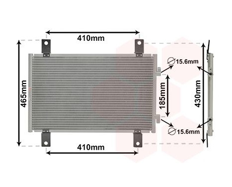 Condenseur, climatisation 17005302 International Radiators, Image 2
