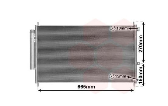 Condenseur, climatisation 25015701 International Radiators