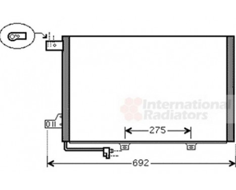 Condenseur, climatisation 30005386 International Radiators, Image 2