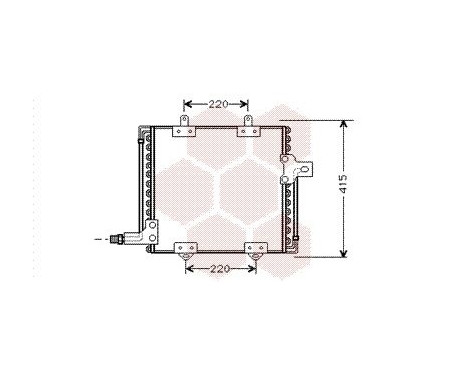 Condenseur, climatisation 43005181 International Radiators, Image 2