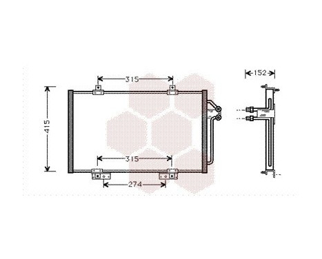Condenseur, climatisation 43005188 International Radiators, Image 2