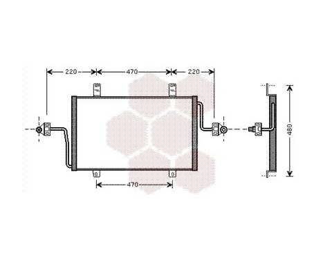 Condenseur, climatisation 43005279 International Radiators, Image 2