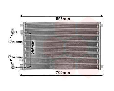 Condenseur, climatisation 43005305 International Radiators, Image 2