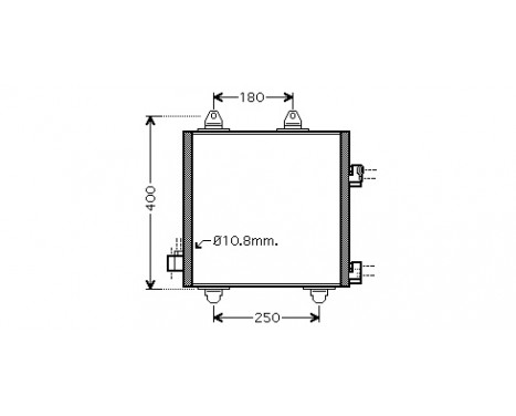 Condenseur, climatisation 53005414 International Radiators, Image 3