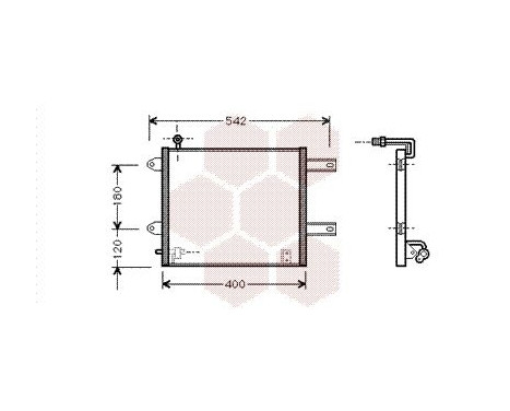 Condenseur, climatisation 58005177 International Radiators, Image 2