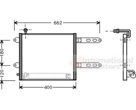Condenseur, climatisation 58005178 International Radiators, Image 2