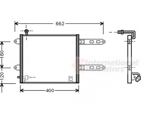 Condenseur, climatisation 58005178 International Radiators, Image 3