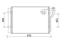 Condenseur, climatisation 83005206 International Radiators