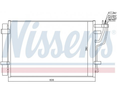 Condenseur, climatisation 940006 Nissens, Image 2