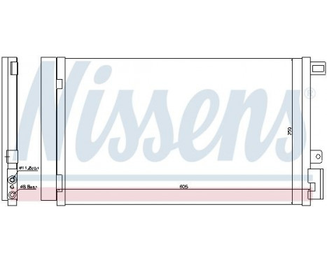 Condenseur, climatisation 940024 Nissens, Image 2